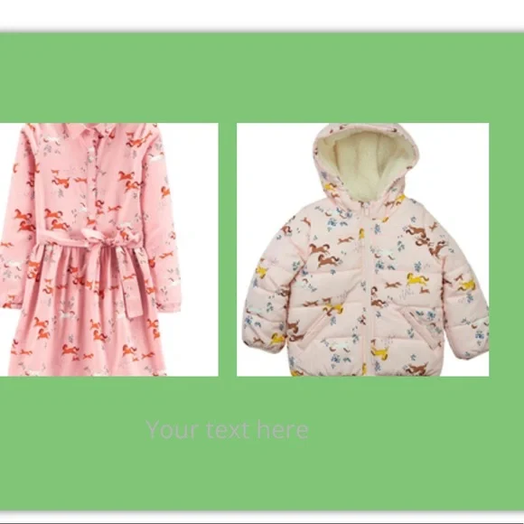 Carter's | Jackets & Coats | Nwt 3t 3 Carters Dress Coat Puffer Jacket  Horses Birthday Christmas Hanukkah Set | Poshmark